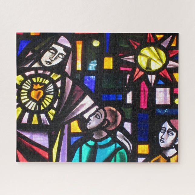 stained glass detail jigsaw puzzle (Horizontal)