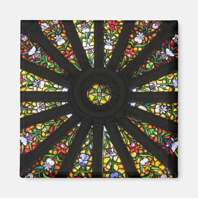 Stained Glass detail Magnet (Front)