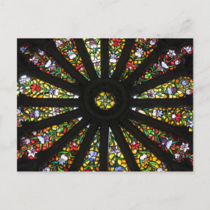 Stained Glass detail Postcard