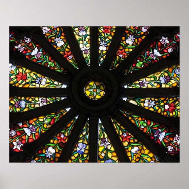Stained Glass detail Poster (Front)