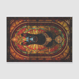 Stained Glass Dog Tissue Paper