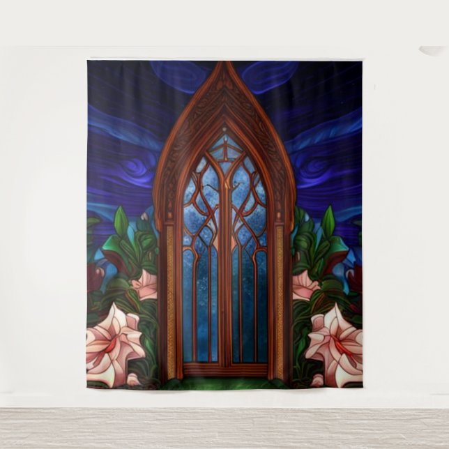 Stained Glass Doorway to where? Tapestry (Front)