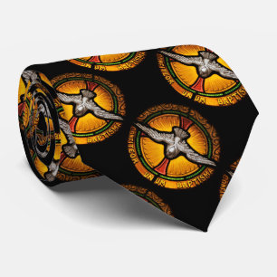 Stained glass dove tie