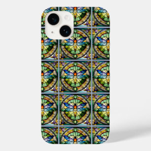 Stained Glass Dragonfly Case-Mate iPhone 14 Case