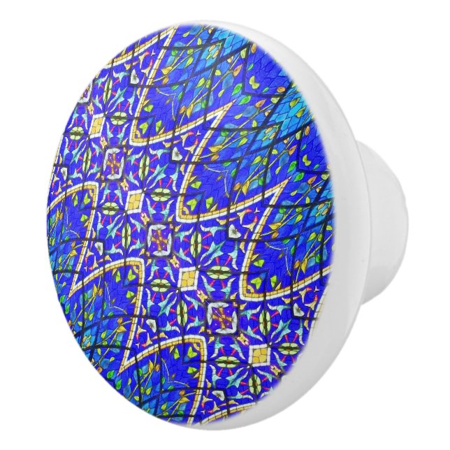 Stained Glass Drawer Pull (Right)