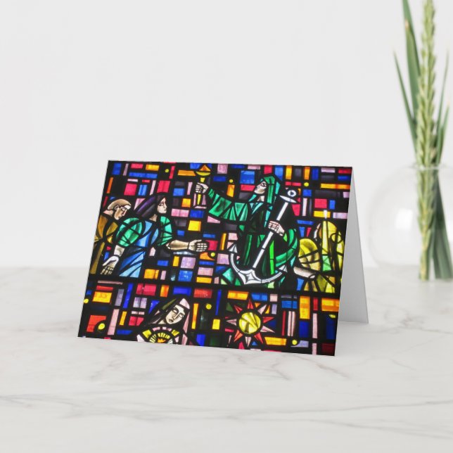 stained glass easter holiday card (Front)