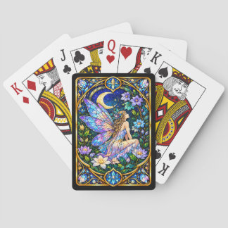 Stained Glass Fairy Playing Cards