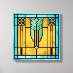 Stained Glass Fantasy Canvas Print