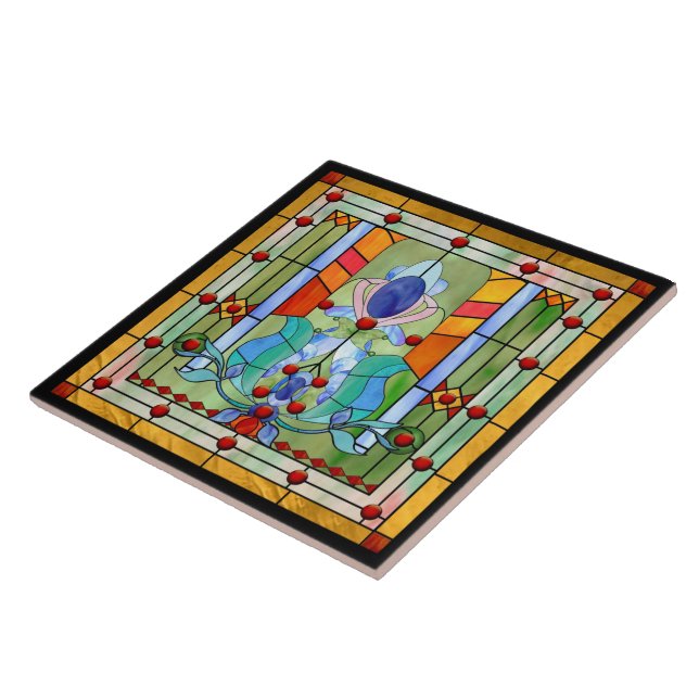 Stained Glass Fantasy Tile (Side)