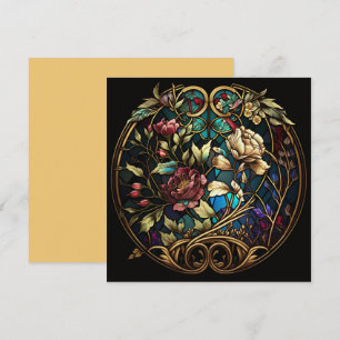 Stained Glass Floral Bouquet