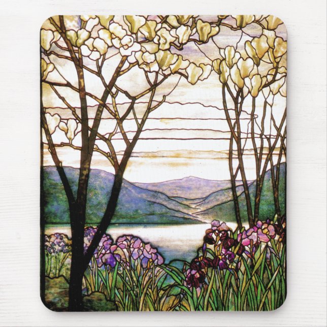 Stained Glass Floral Mousepad (Front)