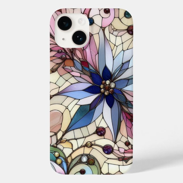 Stained glass flower  Case-Mate iPhone case (Back)