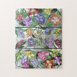 Stained Glass Garden Puzzle