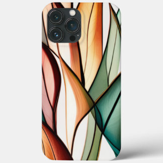 Stained-Glass Grass iPhone 13 Pro Max Case