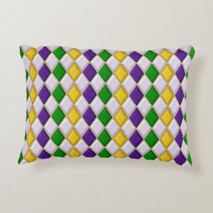 Stained Glass Harlequin Decorative Cushion