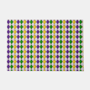 Stained Glass Harlequin Doormat