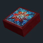 Stained Glass Kaleidoscope  Gift Box<br><div class="desc">Store your treasures or give a treasure gift box to someone as a beautiful gift. 
 Choices of wood frames are now available.
Many designs for differnt occasions are available in my store.</div>