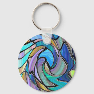 Stained Glass Key Ring