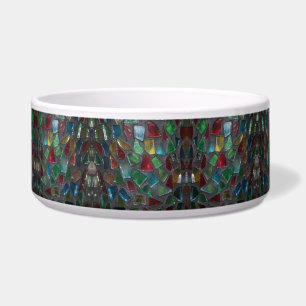 Stained Glass Large Pet Bowl