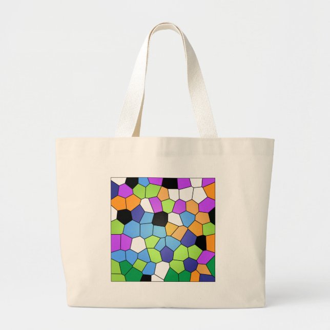 Stained Glass Large Tote Bag (Front)