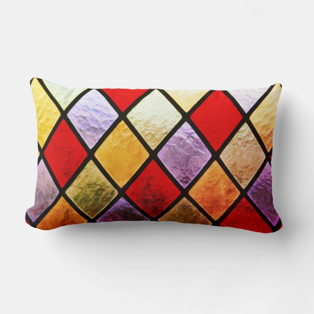 Stained Glass Lumbar Cushion (Front)