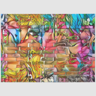 Stained Glass Modern Art Collection Tissue Paper