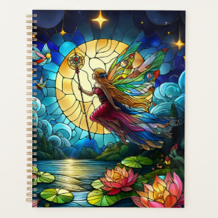 Stained Glass Moonlight Flight Fairy Planner