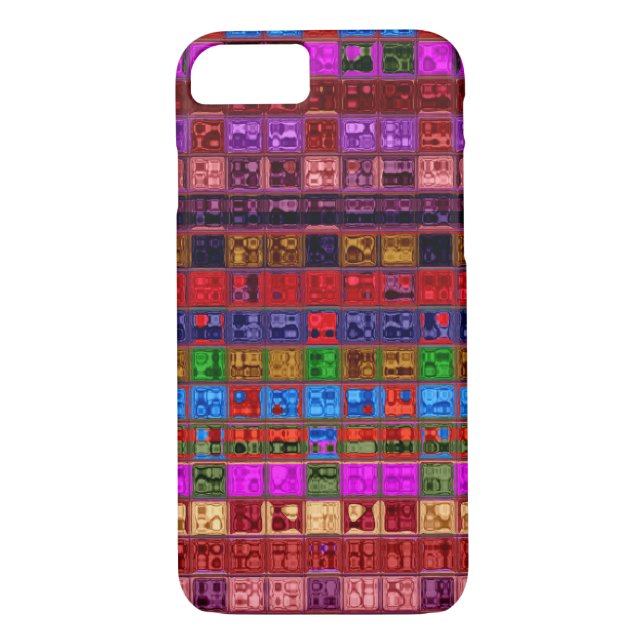 Stained Glass Mosaic Pattern #9 Case-Mate iPhone Case (Back)