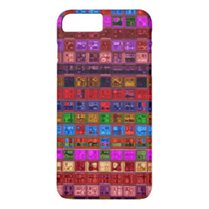 Stained Glass Mosaic Pattern #9 iPhone 8 Plus/7 Plus Case