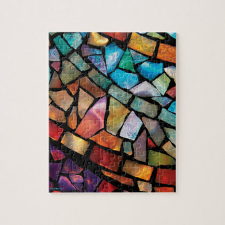 Stained Glass Mosaic Puzzle "Fiesta Fun"