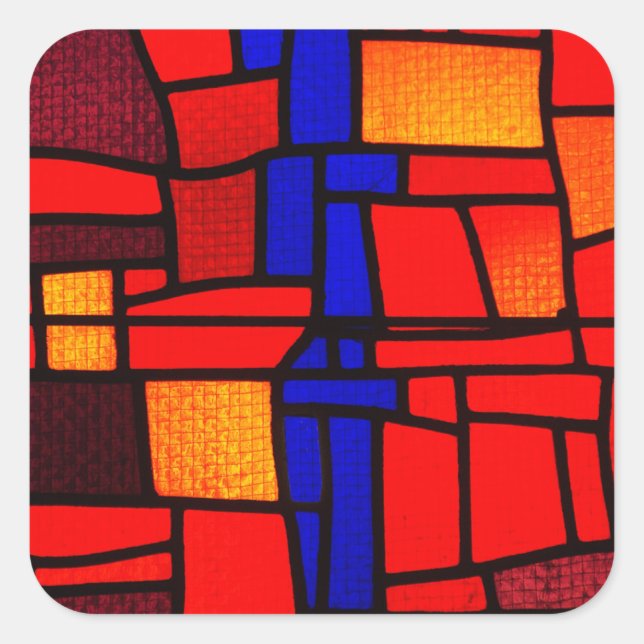 Stained Glass Mosaic Sticker (Front)