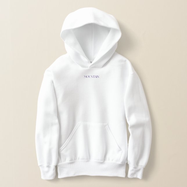 Stained Glass Mountain Hoodie (Laydown)