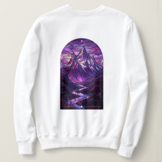 Stained Glass Mountain sweatshirt