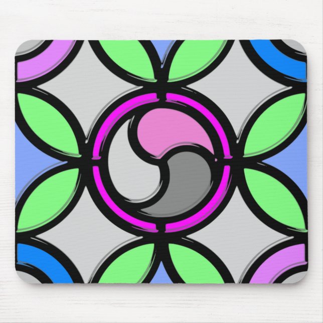 STAINED GLASS MOUSE MAT (Front)
