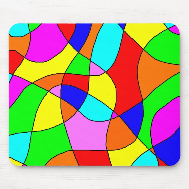 Stained Glass Mouse Pad (Front)