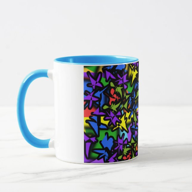 stained glass  mug (Left)