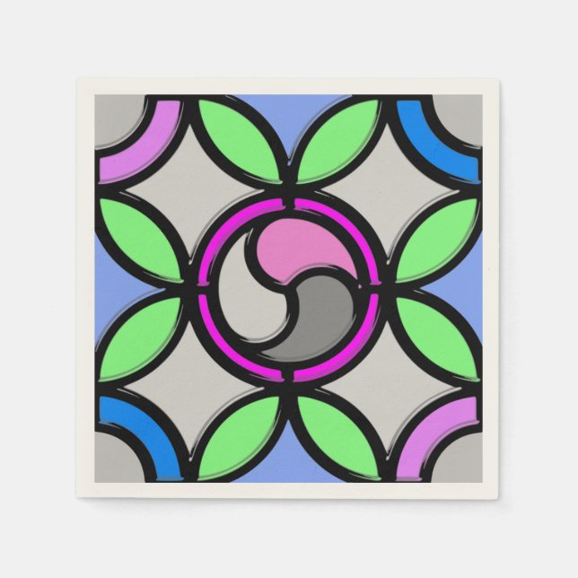 STAINED GLASS NAPKIN (Front)