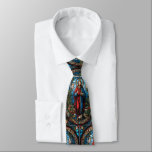 Stained Glass of Jesus at Garden of Gethsemane Tie<br><div class="desc">This captivating necktie features Jesus at Garden of Gethsemane in stained glass art design in vibrant teal,  orange,  and brown hues. A timeless blend of elegance and style,  perfect for formal occasions or adding flair to any outfit. Elevate your ensemble with this eye-catching Zazzle tie!</div>