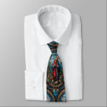 Stained Glass of Jesus at Garden of Gethsemane Tie<br><div class="desc">This captivating necktie features Jesus at Garden of Gethsemane in stained glass art design in vibrant teal, orange, and brown hues. A timeless blend of elegance and style, perfect for formal occasions or adding flair to any outfit. Elevate your ensemble with this eye-catching Zazzle tie!</div>
