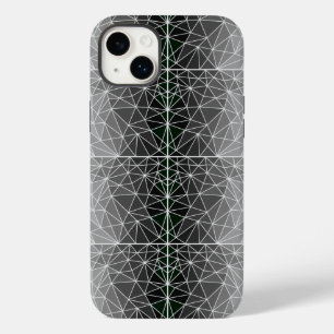 Stained glass pattern 03.Grey.Offwhite Line BG Case-Mate iPhone 14 Plus Case