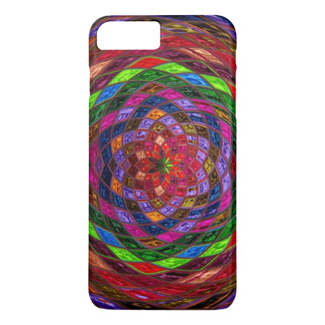 Stained Glass Pattern #3 Case-Mate iPhone Case (Back)