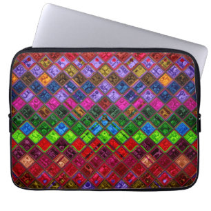 Stained Glass Pattern #5 Laptop Sleeve