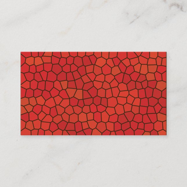 Stained Glass Pattern Business Card (Front)