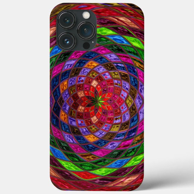 Stained Glass Pattern Case-Mate iPhone Case (Back)