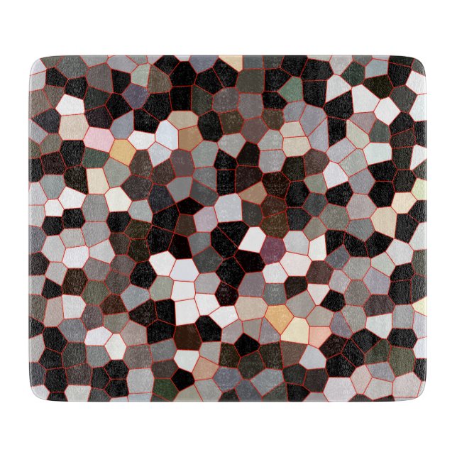 Stained Glass Pattern Cutting Board (Front)