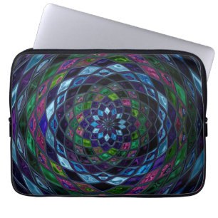 Stained Glass Pattern Laptop Sleeve