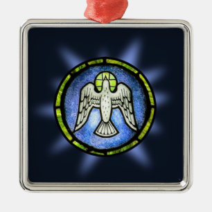 Stained Glass Peace Dove Ornament