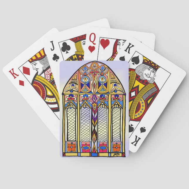 Stained Glass Playing Cards (Back)