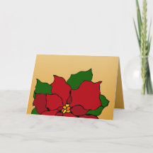 Stained-Glass Poinsettia