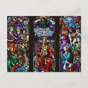 Stained Glass Postcard